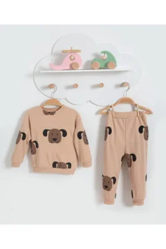 مجموعة سفلية مزدوجة على شكل دب تيدي للأطفال - Фото 5