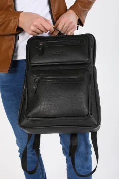 حقيبة ظهر الكمبيوتر المحمول باللون الاسود - Фото 2