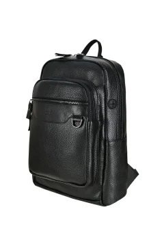 حقيبة ظهر كمبيوتر محمول باللون الاسود للجنسين - Фото 2