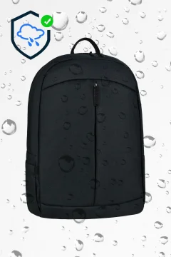 حقيبةظهر الكمبيوتر المحمول باللون الاسود - Фото 9