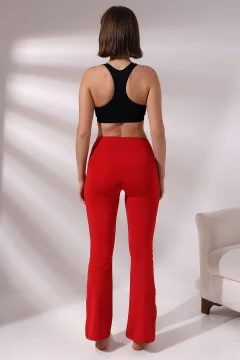 بنطال نسائي رياضي باللون الاحمر - Фото 7