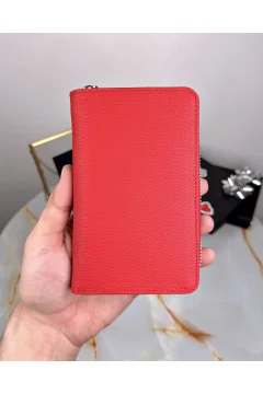 محفظة نسائية فاخرة باللون الاحمر - Фото 4
