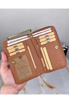 محفظة نسائية فاخرة اللون برتقالي - Фото 2