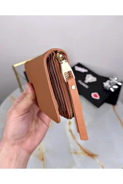 محفظة نسائية فاخرة اللون برتقالي - Фото 5