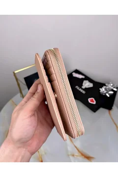 محفظة نسائية فاخرة اللون كريم - Фото 5