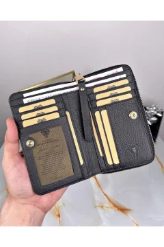 محفظة نسائية فاخرة اللون أسود - Фото 2