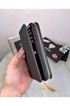 محفظة نسائية فاخرة اللون أسود - Фото 5