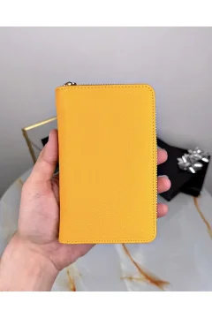محفظة نسائية فاخرة اللون أصفر - Фото 5