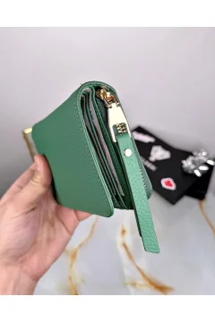 محفظة نسائية فاخرة اللون أخضر - Фото 5
