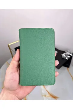 محفظة نسائية فاخرة اللون أخضر - Фото 4