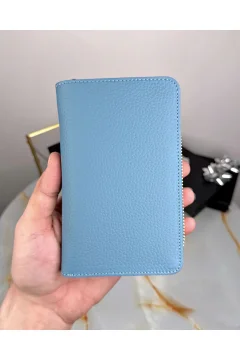 محفظة نسائية فاخرة اللون أزرق - Фото 4