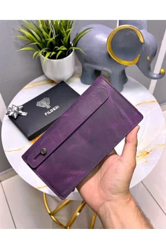 محفظة هاتف نسائيه من الجلد الطبيعي - Фото 5