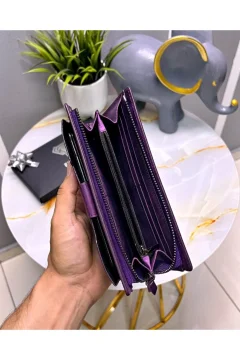 Women's genuine leather phone wallet - Фото 1