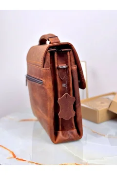 حقيبة يد من جلد بتصميم عصري - Фото 2