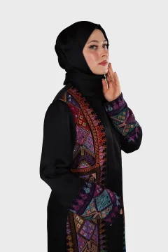 عباية فلسطينية فاخرة تصميم خاص مطرزة فيراس - Фото 4