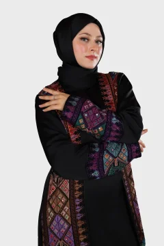 عباية فلسطينية فاخرة تصميم خاص مطرزة فيراس - Фото 5
