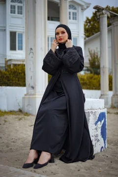 عباية جاكار سوداء - Фото 5