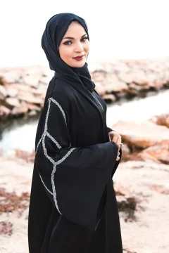 Very Stylish Wonderful Black Evening Dress - Фото 1