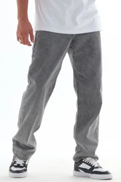 جينز للرجال رمادي - Фото 3