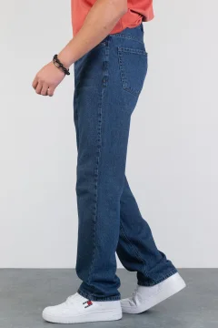 جينز أزرق فضفاض للرجال - Фото 9