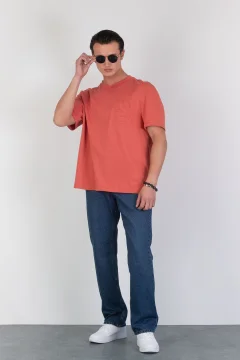 جينز أزرق فضفاض للرجال - Фото 8