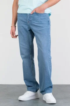 بنطلون رجالي ازرق منوسط - Фото 5