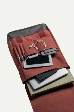 حقيبة الظهر للجنسين باللون الطوبي - Фото 3