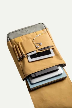 حقيبة الظهر للجنسين لون اصفر - Фото 7