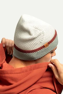 قبعة صوفية للجنسين باللون الابيض - Фото 7