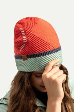 قبعة صوفية للجنسين باللون الاحمر - Фото 8