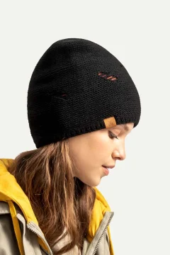 قبعة صوفية للجنسين باللون الاسود - Фото 4