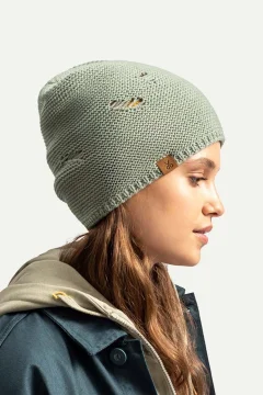 قبعة صوفية للجنسين باللون الرمادي الفاتح - Фото 8