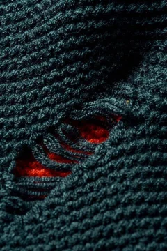 قبعة صوفية للجنسين باللون الرمادي الغامق - Фото 5