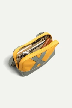 حقيبة كتف للجنسين باللون الاصفر - Фото 5