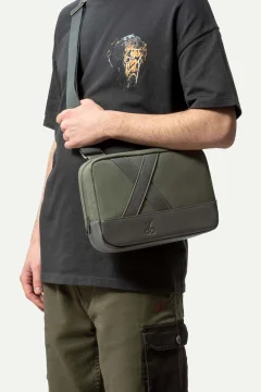 حقيبة كتف للجنسين باللون الرمادي - Фото 7