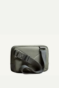 حقيبة كتف للجنسين باللون الرمادي - Фото 2