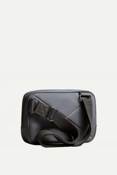 حقيبة كتف للجنسين باللون الرمادي - Фото 2