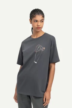 t -shirtللجنسين دخاني مطبوع - Фото 8