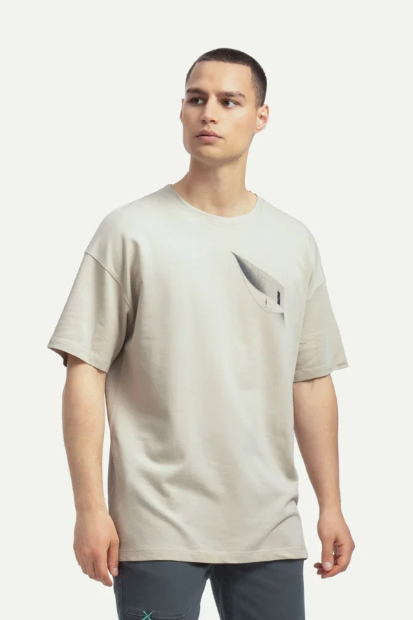 t -shirtللجنسين رمادي مطبوع - Photo 6