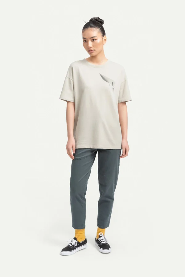 t -shirtللجنسين رمادي مطبوع - Photo 5