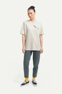 t -shirtللجنسين رمادي مطبوع - Фото 5