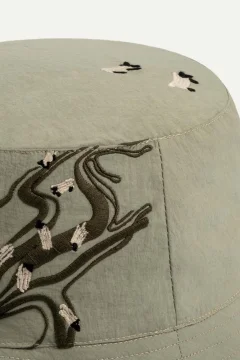 قبعة الدلو للجنسين بالون الرمادي - Фото 9