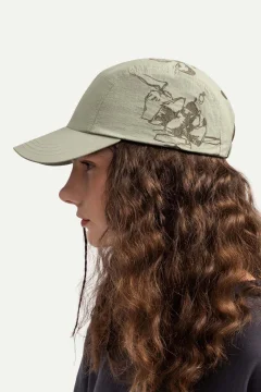 قبعة للحماية من الشمس للجنسين باللون الرمادي - Фото 8