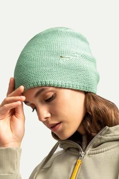 قبعة صوفية للجنسين بلون النعناع - Фото 8