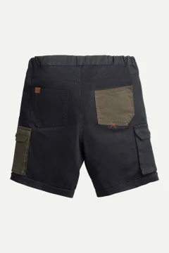 شورت كارجو رجالي باللون الرمادي الداكن - Фото 2