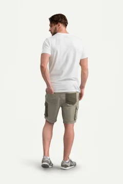 شورت كارجو رجالي باللون البيج - Фото 8