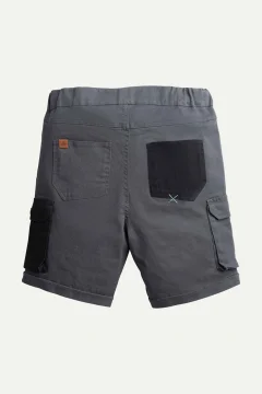 شورت كارجو رجالي باللون الازرق الضبابي - Фото 6