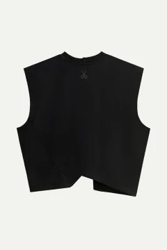 بلوزة نسائية قصيرة - Фото 2