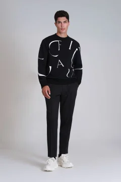 تيشرت رجالي باللون الاسود - Фото 2