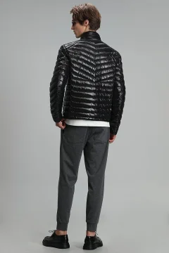 بنطال Larvı Jogger بقصة ضيقة للرجال رمادي داكن - Фото 4